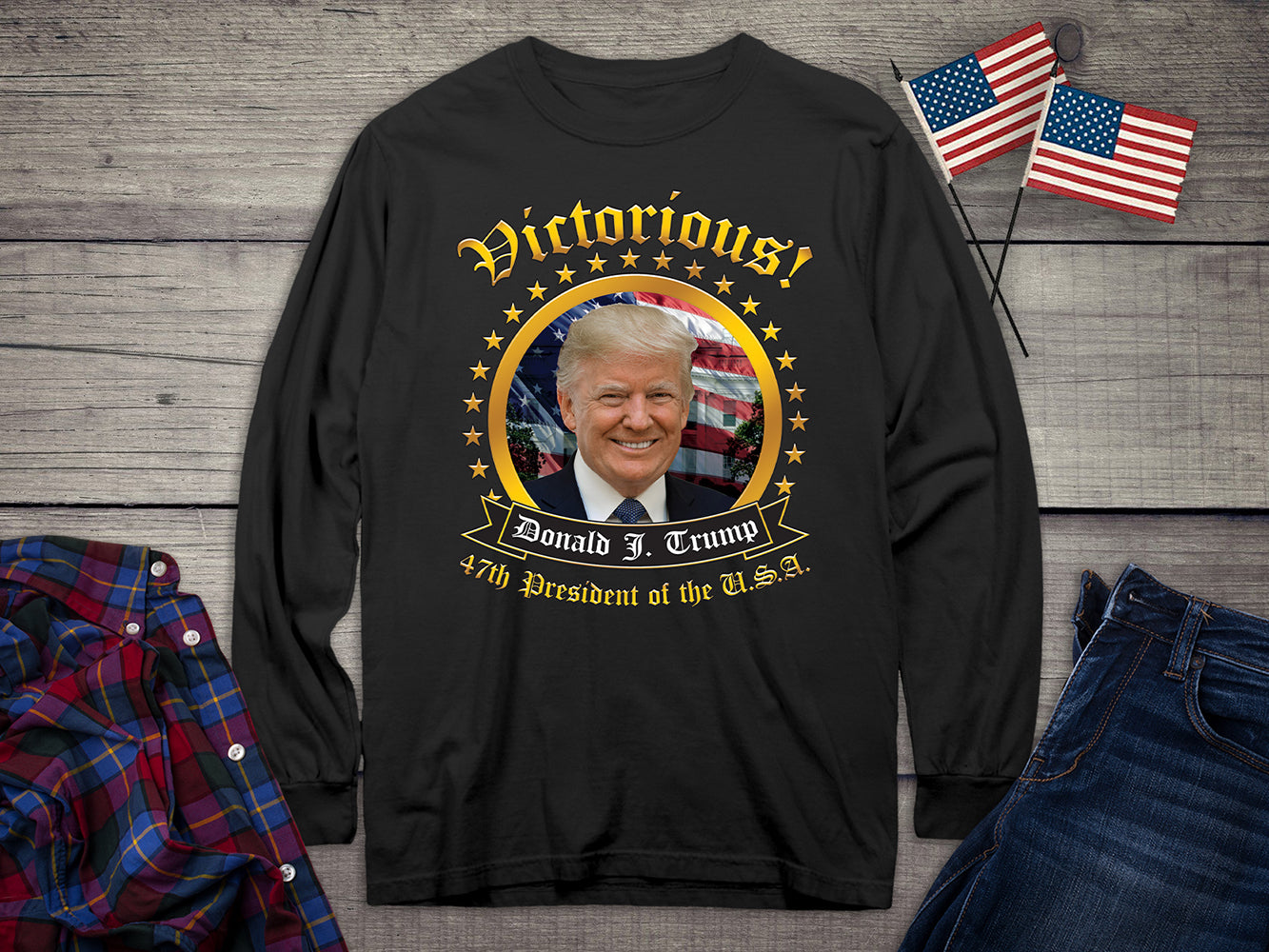 Victorious Trump Long Sleeve Tee