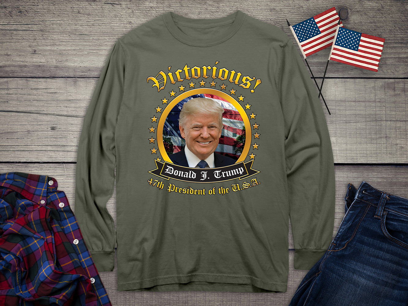 Victorious Trump Long Sleeve Tee