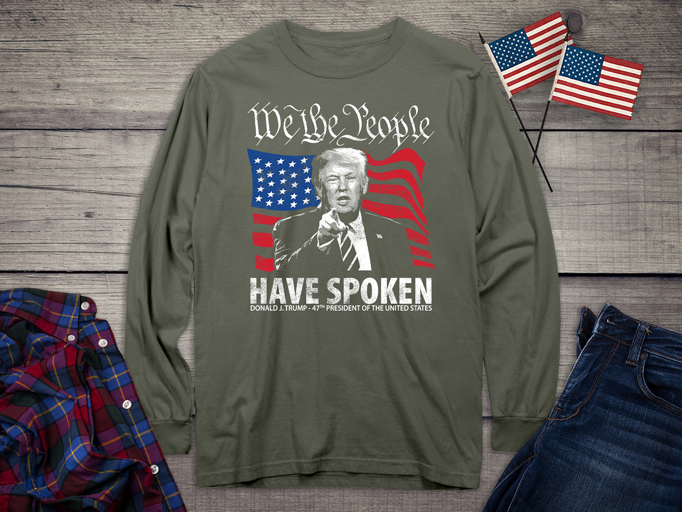 We The People Long Sleeve Tee