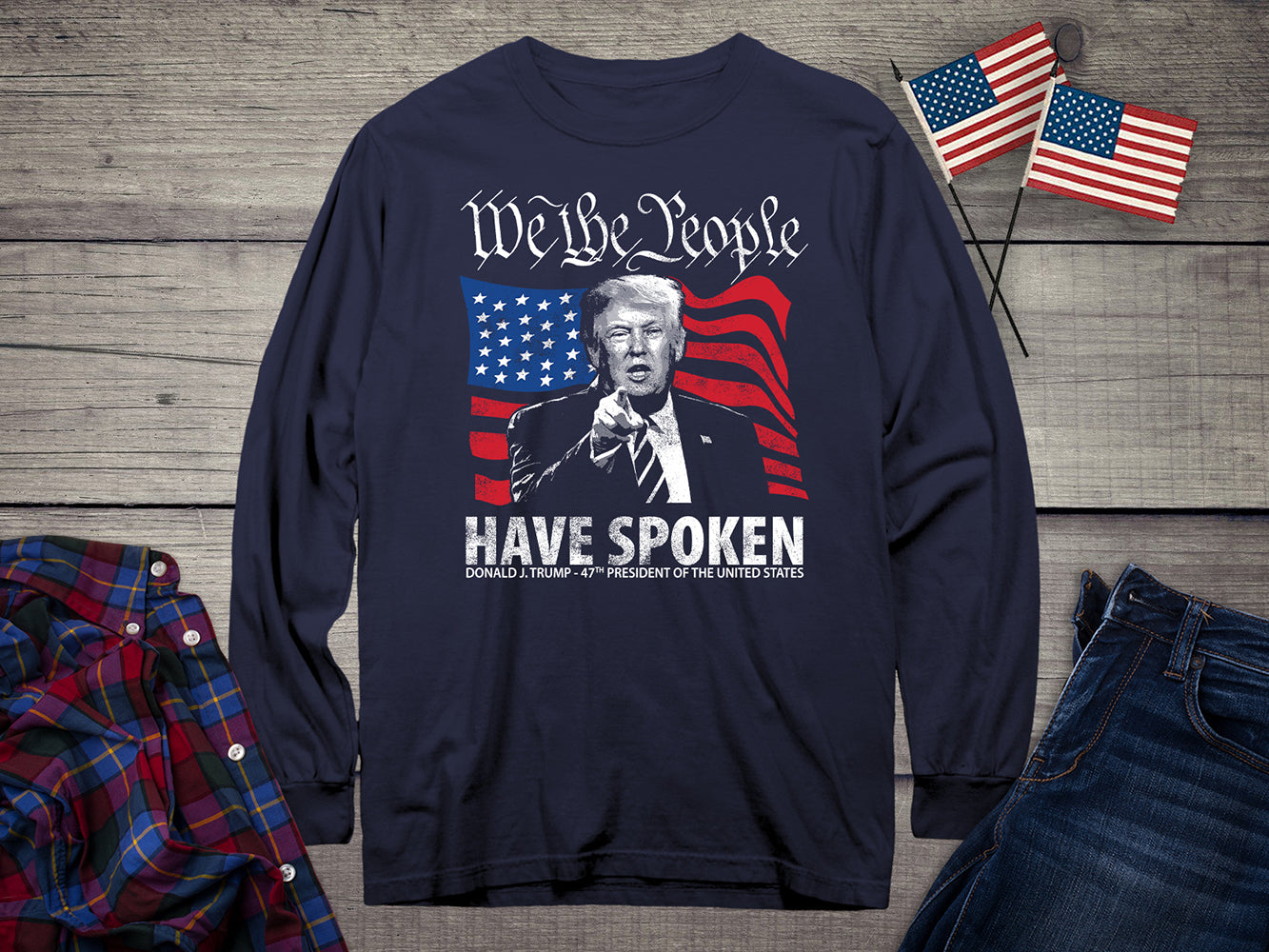 We The People Long Sleeve Tee