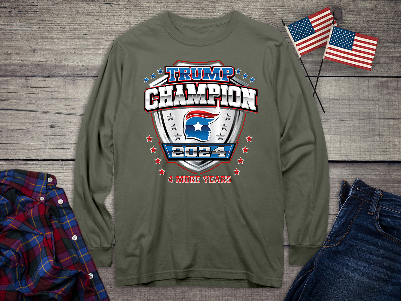 Trump Champion 2024 Long Sleeve Tee