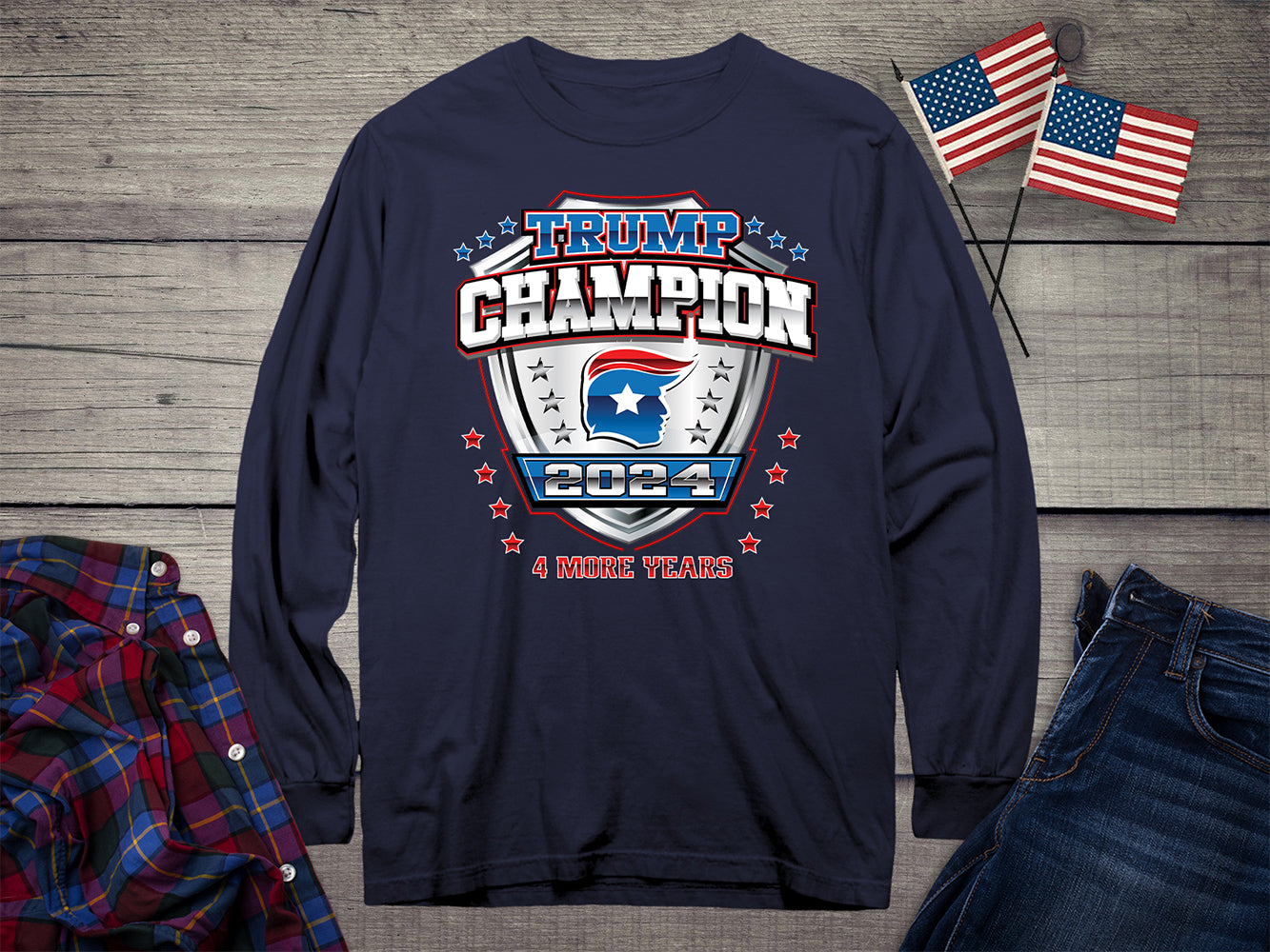 Trump Champion 2024 Long Sleeve Tee