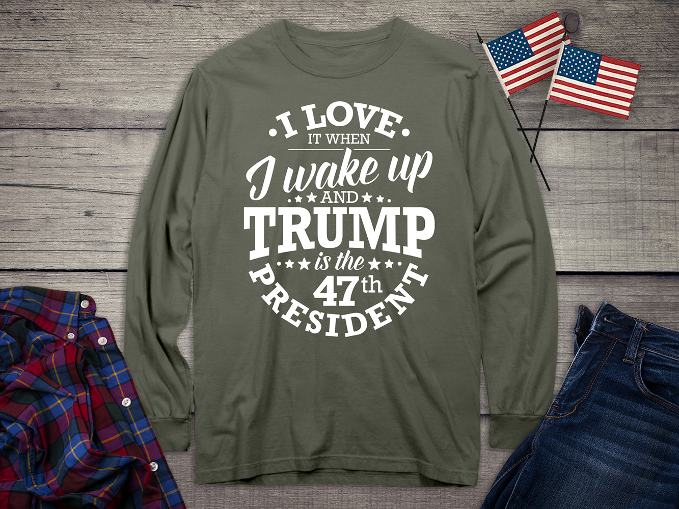 I Love When Trump Long Sleeve Tee