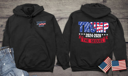 Trump 2024-2028 Sequel With Crest Hoodie