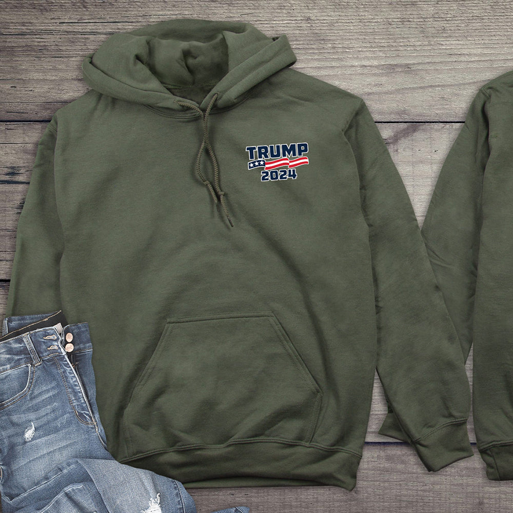 Trump 2024 I’m Back With Crest Hoodie