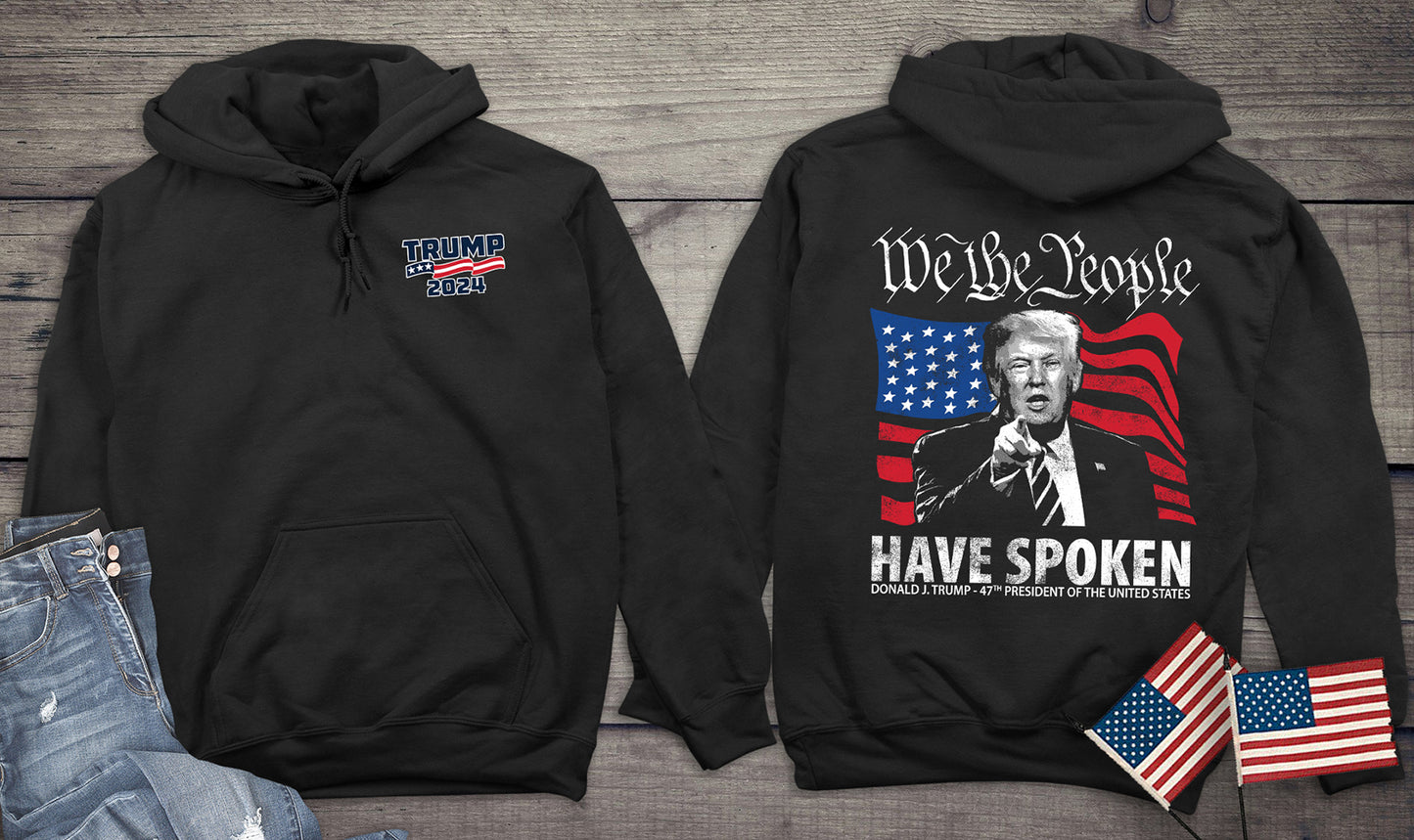 We The People Spoken With Crest Hoodie