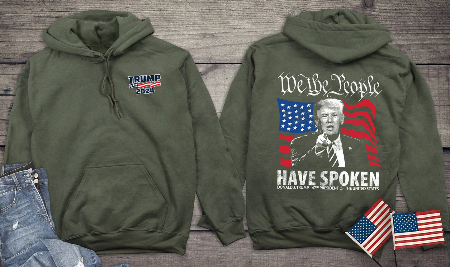 We The People Spoken With Crest Hoodie