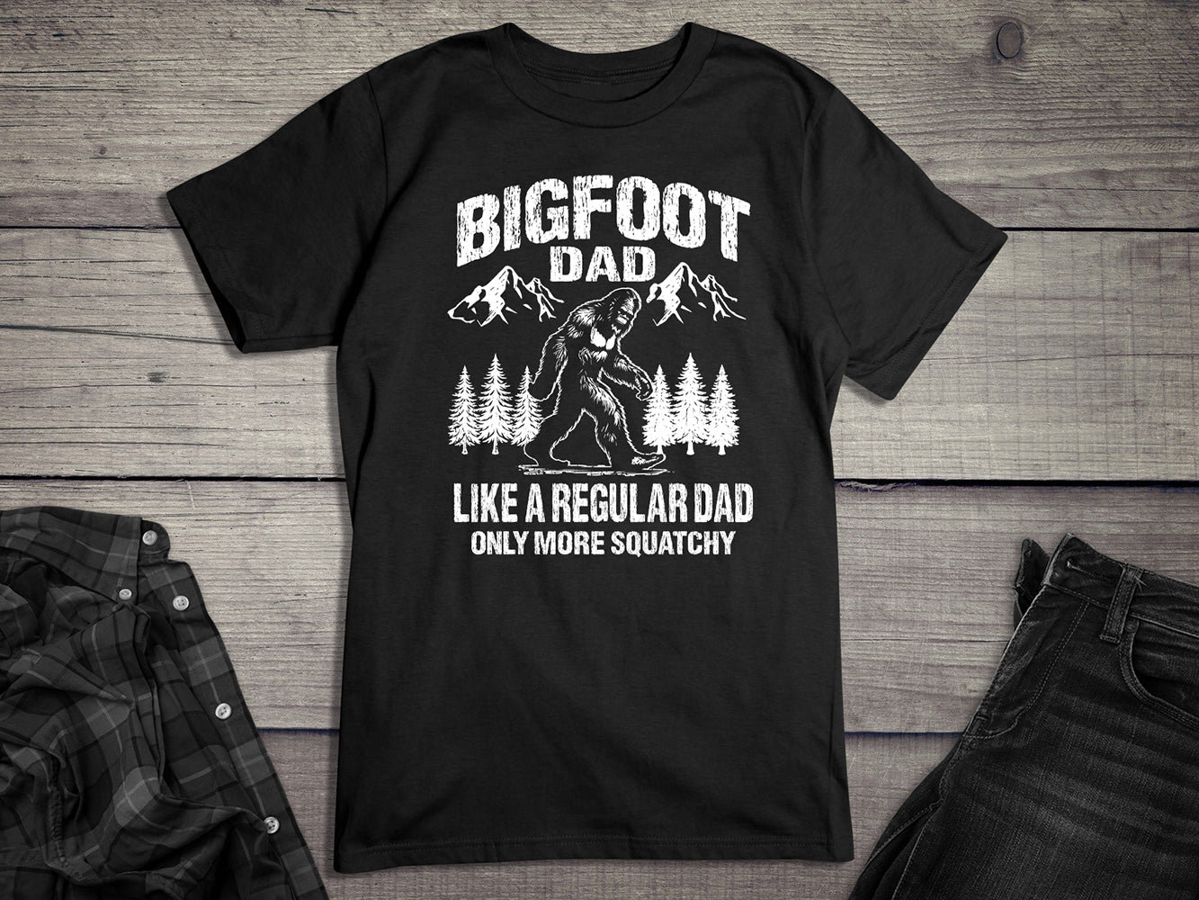 Bigfoot Dad T-Shirt