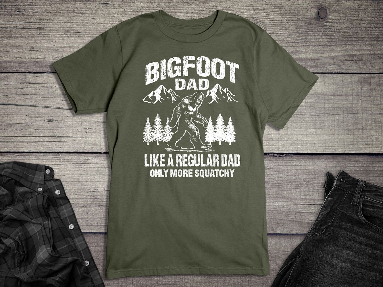 Bigfoot Dad T-Shirt