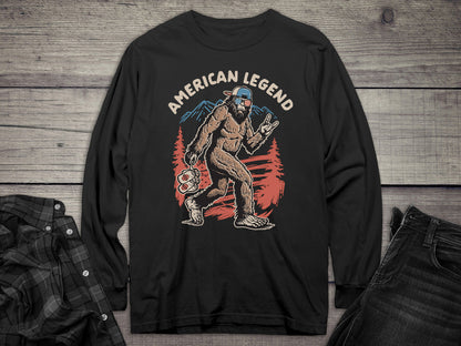 American Legend Bigfoot Long Sleeve Tee