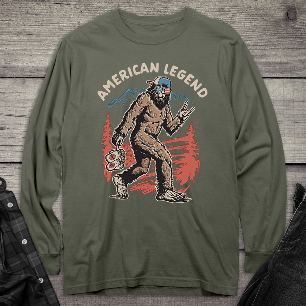 American Legend Bigfoot Long Sleeve Tee