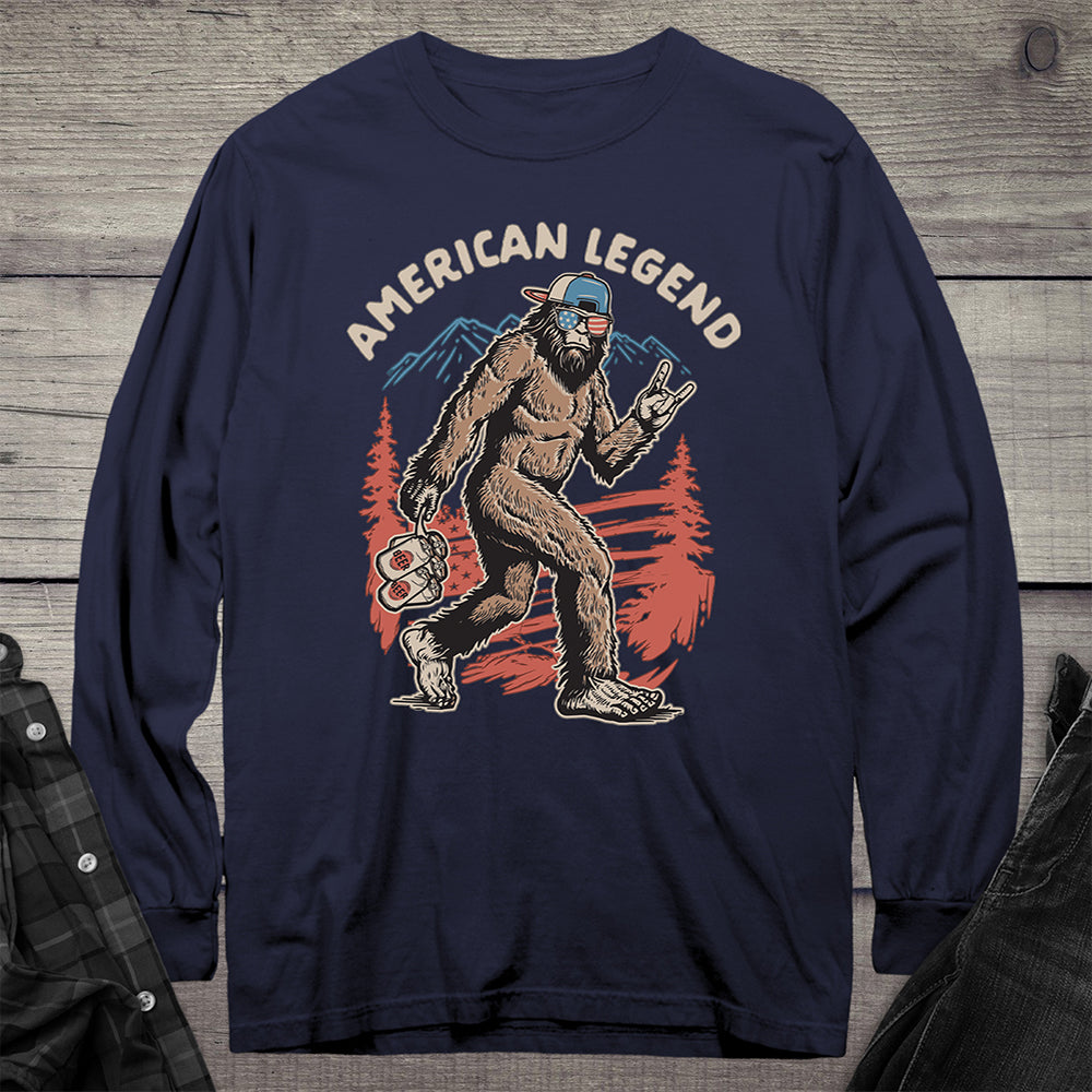 American Legend Bigfoot Long Sleeve Tee