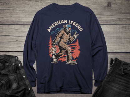 American Legend Bigfoot Long Sleeve Tee