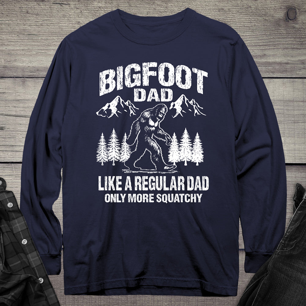 Bigfoot Dad Long Sleeve Tee