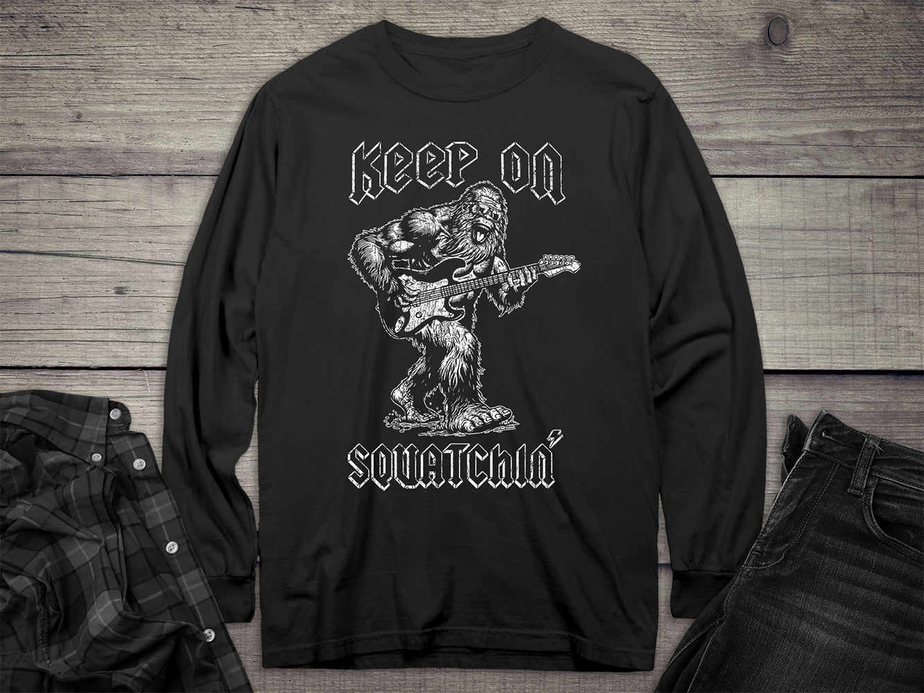 Keep On Squatchin Long Sleeve Tee