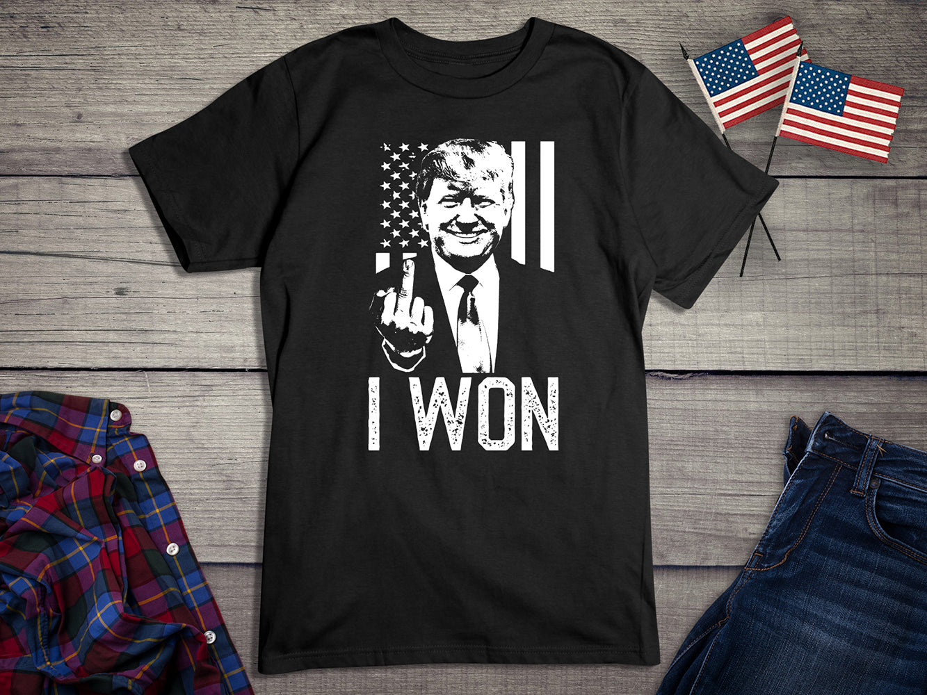 I Won Finger T-Shirt