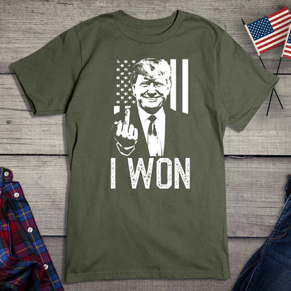 I Won Finger T-Shirt