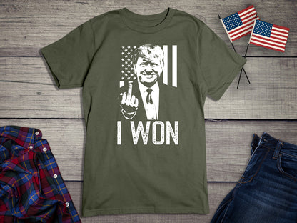 I Won Finger T-Shirt