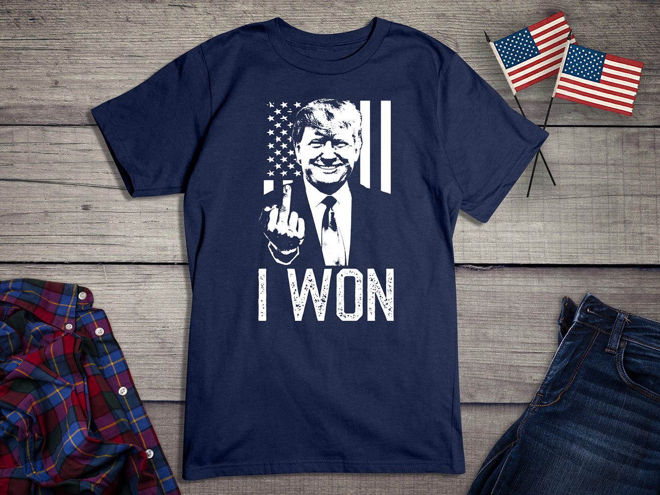 I Won Finger T-Shirt