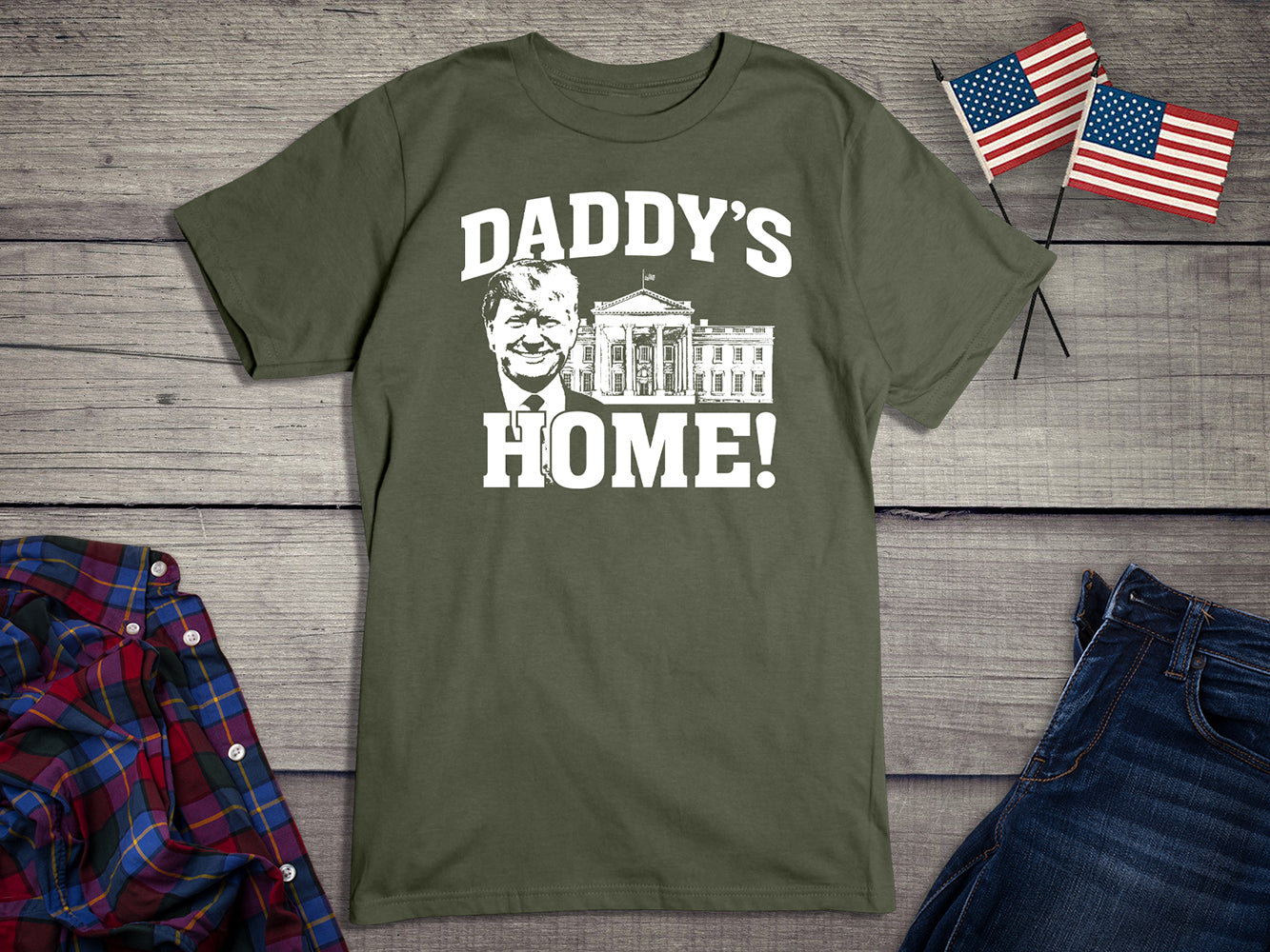 Daddy’s Home White T-Shirt