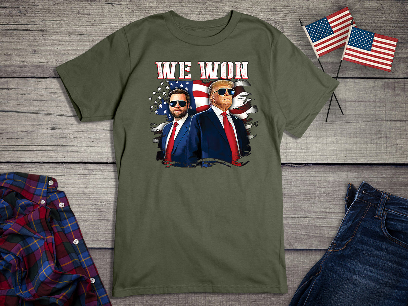 We Won Trump Vance T-Shirt