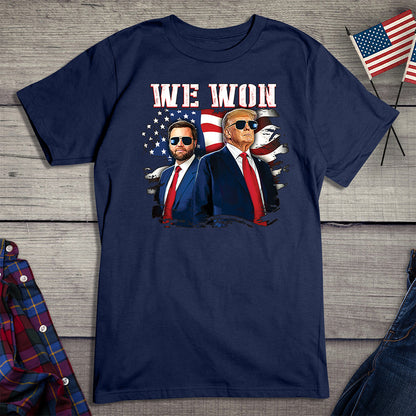 We Won Trump Vance T-Shirt