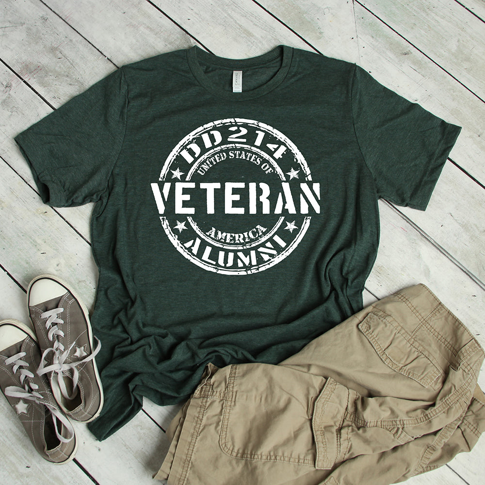 Veterans T-shirt, DD214 Veteran Tee