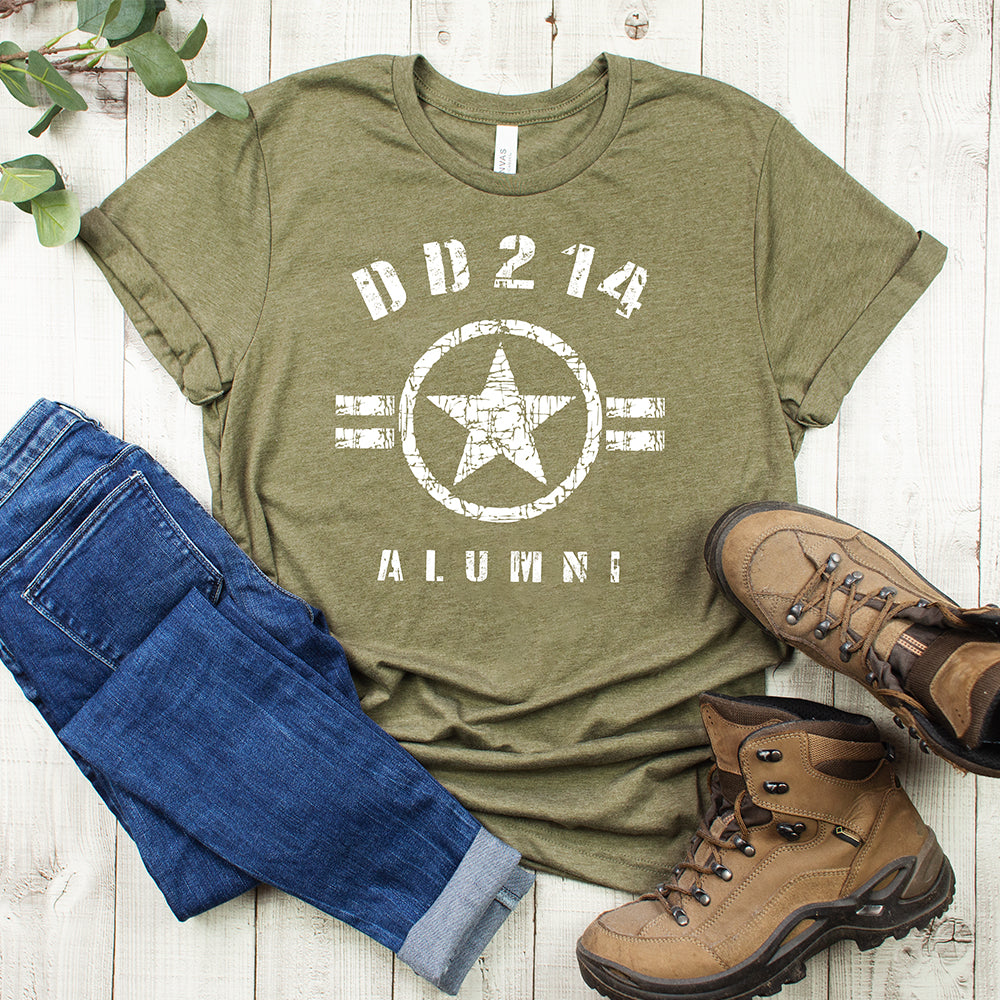 Veterans T-shirt, DD214 Alumni Tee