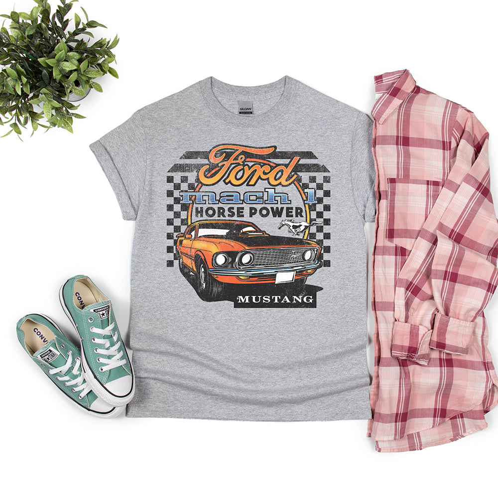 Ford T-shirt, Mustang Mach Horsepower Tee