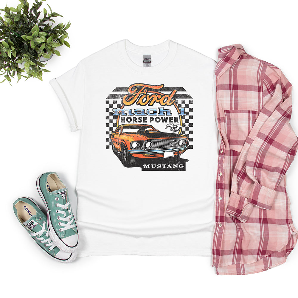 Ford T-shirt, Mustang Mach Horsepower Tee