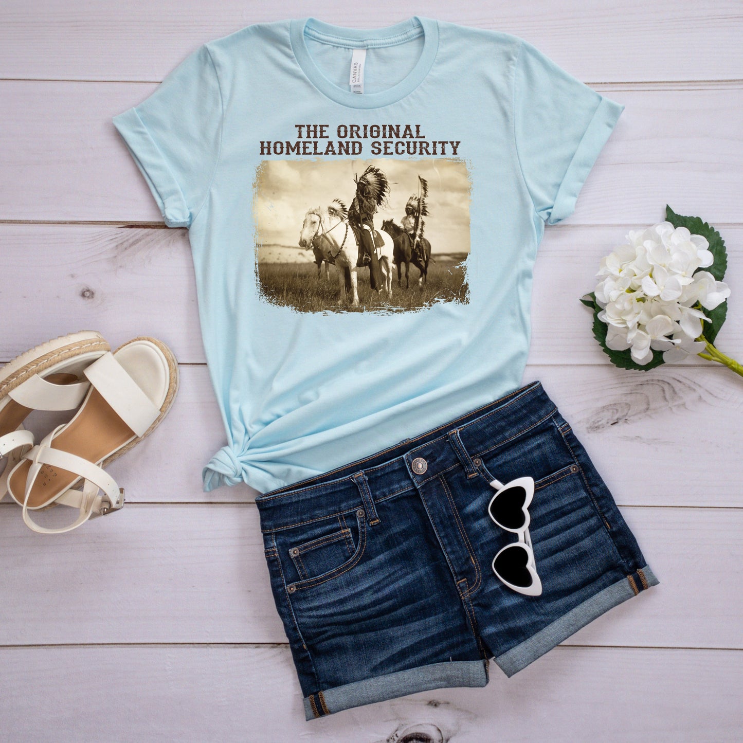 Native American T-Shirt, The Original Homeland Security Tee