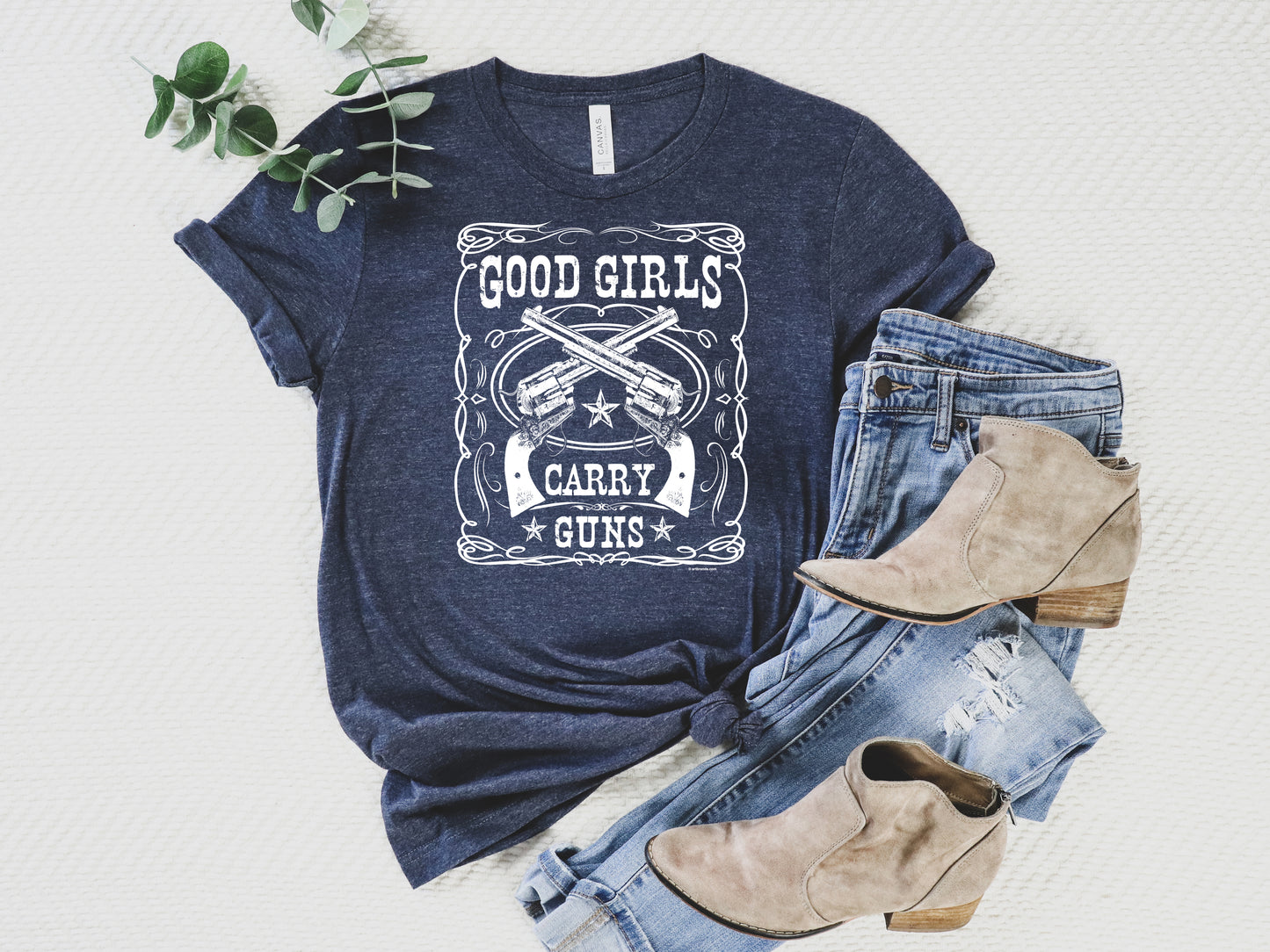 2nd Amendment T-Shirt, Good Girls Carry Guns Tee