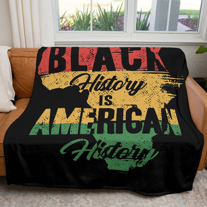 Black History is American History 50" x 60" Fleece Blanket