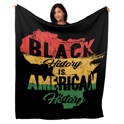 Black History is American History 50" x 60" Fleece Blanket