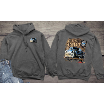 Ford Hoodie, Officially Licensed Hit The Dirt Hooded Sweatshirt