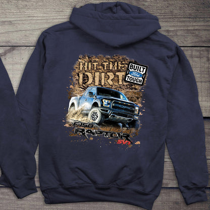 Ford Hoodie, Officially Licensed Hit The Dirt Hooded Sweatshirt