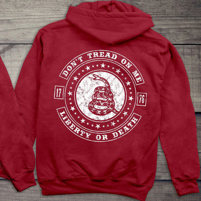 Don't Tread On Me Hoodie, American Pride Hooded Sweatshirt