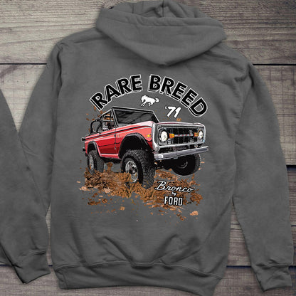 Ford Hoodie, Officially Licensed Bronco Rare Breed Hooded Sweatshirt