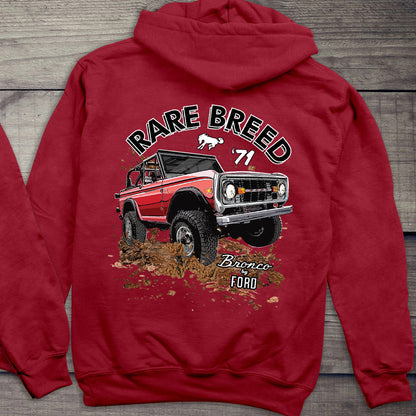 Ford Hoodie, Officially Licensed Bronco Rare Breed Hooded Sweatshirt