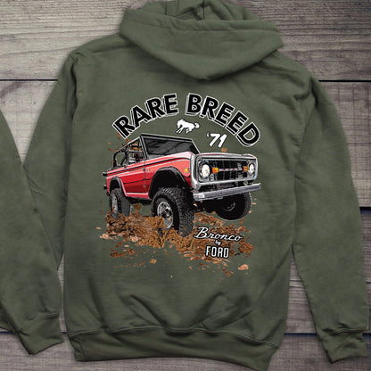 Ford Hoodie, Officially Licensed Bronco Rare Breed Hooded Sweatshirt