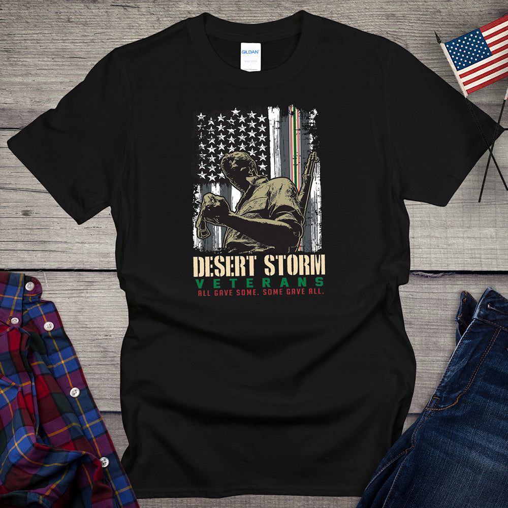 Desert Storm Veterans Flag T-shirt