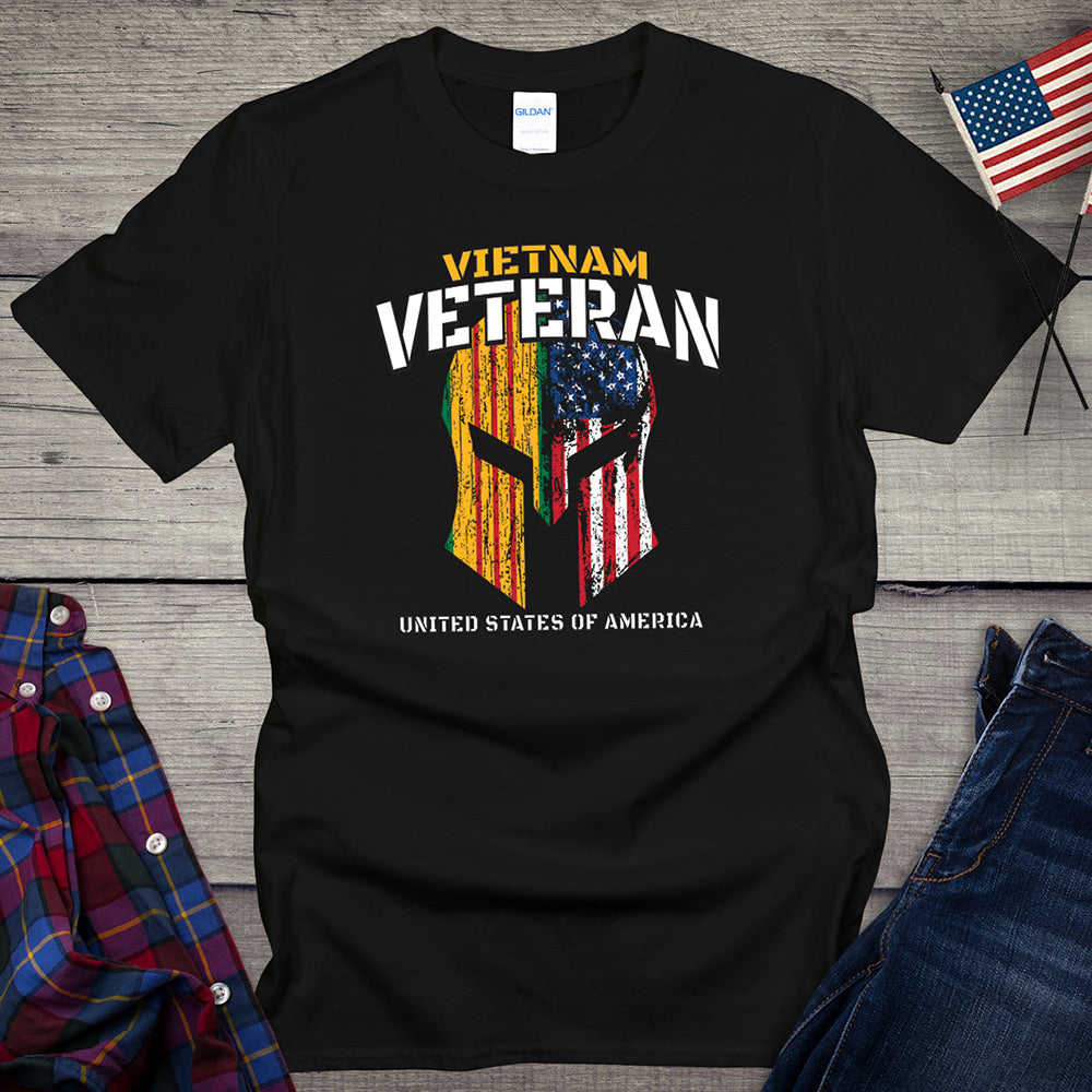 Vietnam Veteran Helmet T-shirt