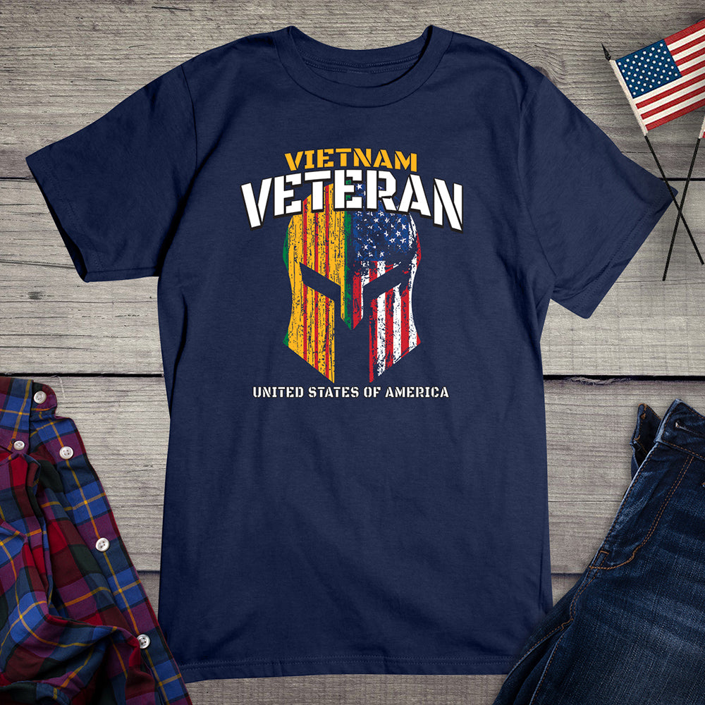 Vietnam Veteran Helmet T-shirt