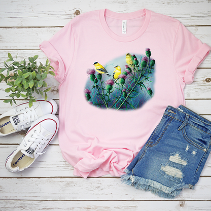 American Goldfinch & Thistle Tee