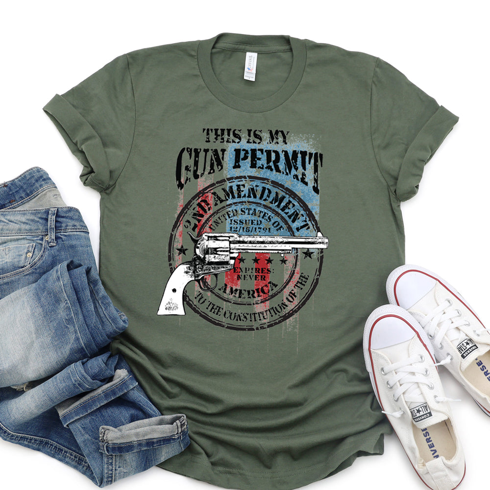 This is My Gun Permit T-Shirt