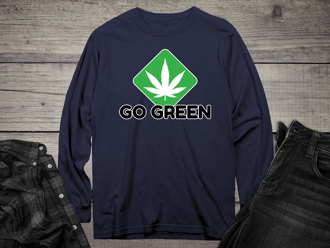 Go Green Long Sleeve Tee