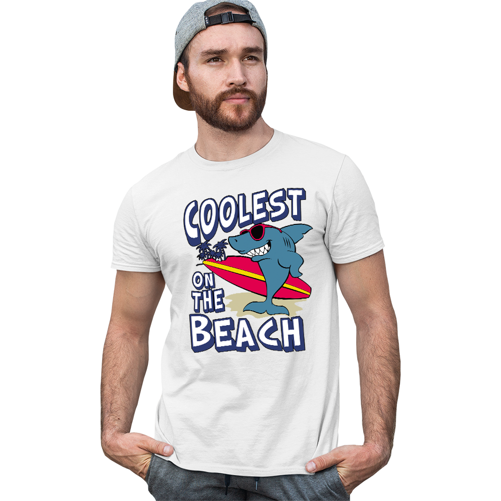 Adult Unisex Coolest Shark Solar Tee