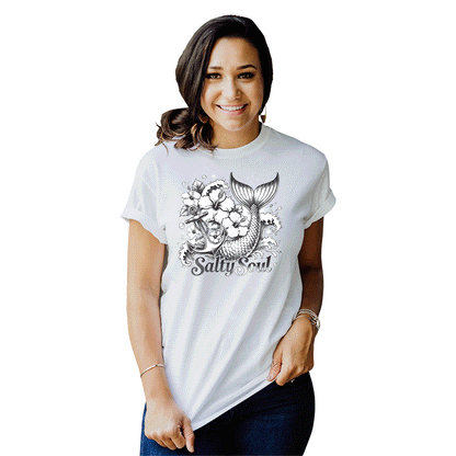 Adult Unisex Salty Soul Solar Tee