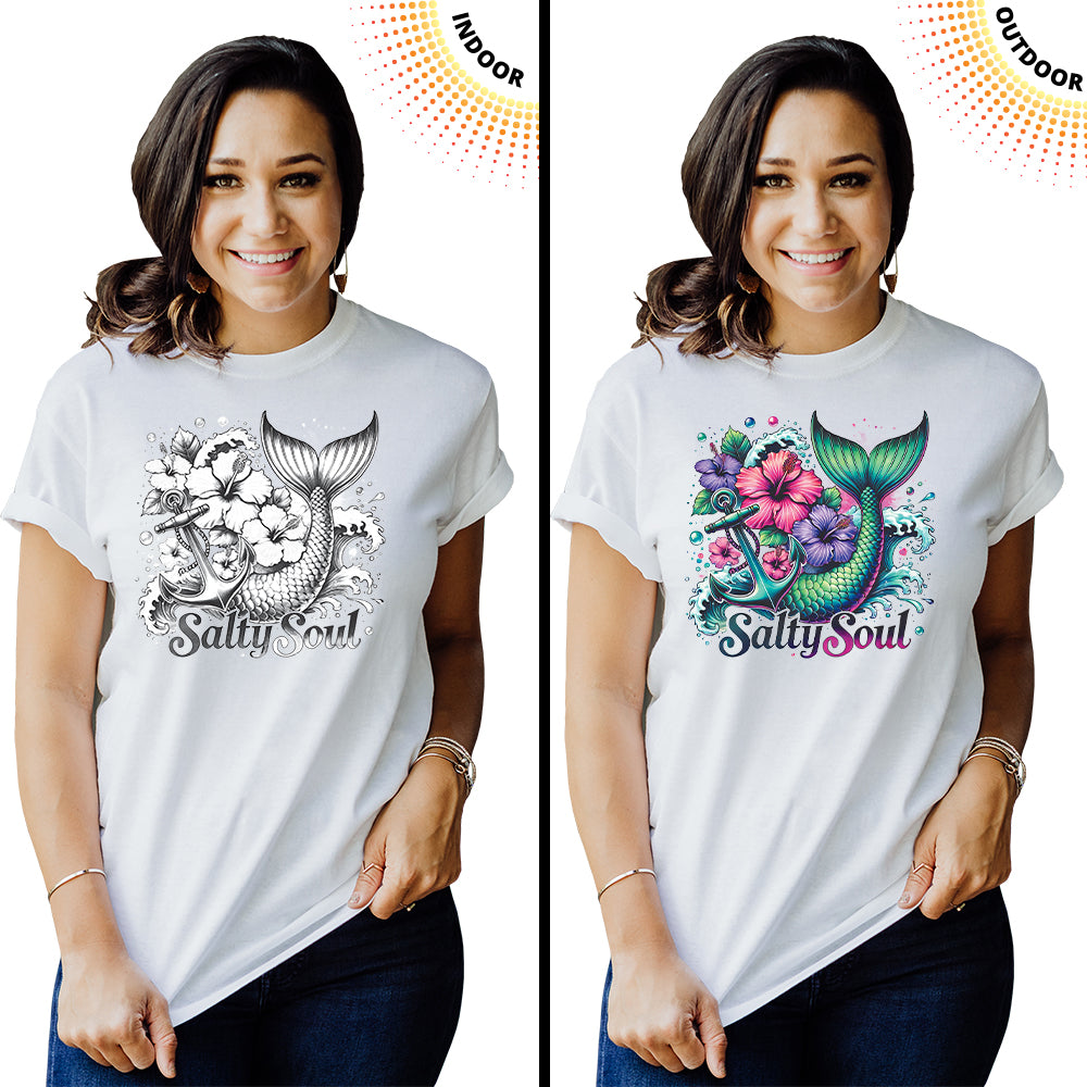 Adult Unisex Salty Soul Solar Tee