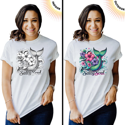 Adult Unisex Salty Soul Solar Tee